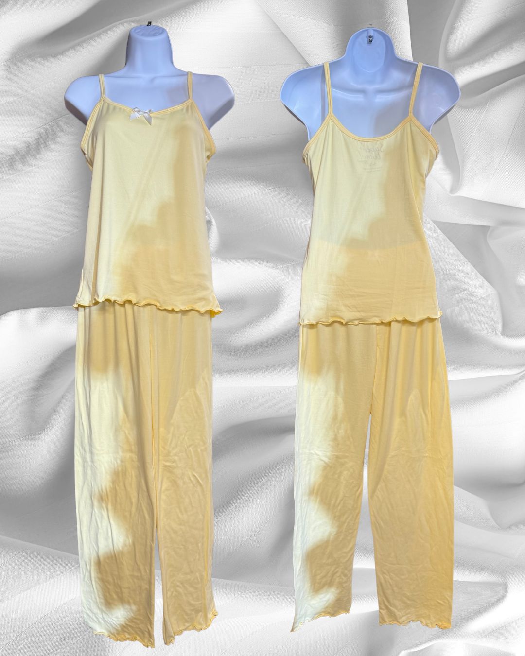 Butter Yellow Tank Top & Pants Set