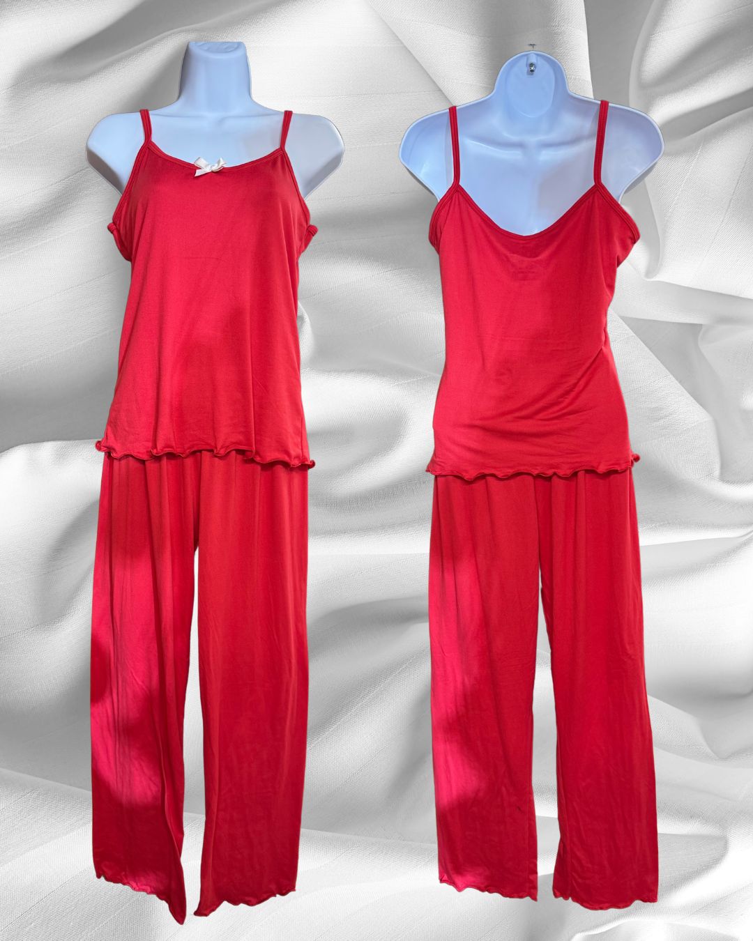 Red Tank Top & Pants Set