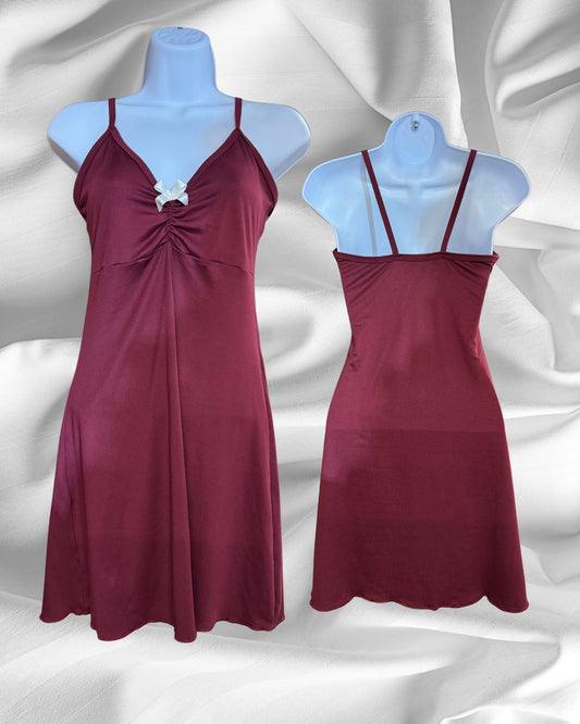 Burgundy Nightgown