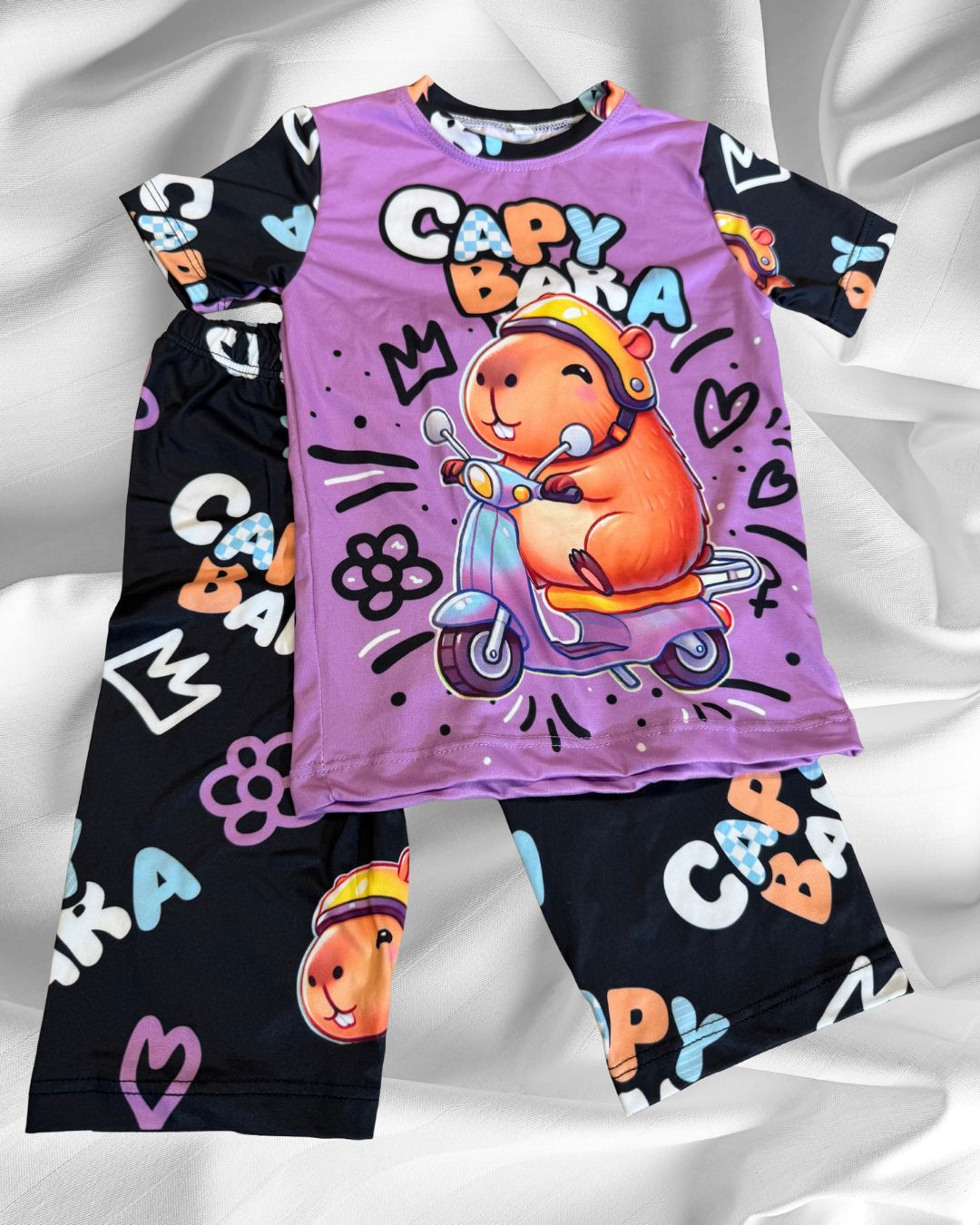 Kids Capybara Pajama Set