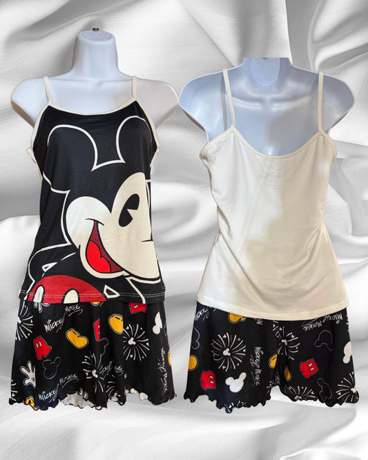 Mickey Mouse Tank Top & Shorts Pajama Set