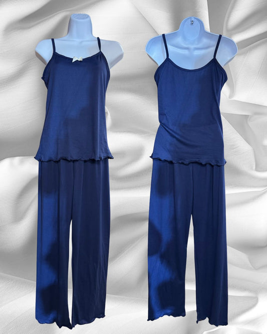 Navy Tank Top & Pants Set