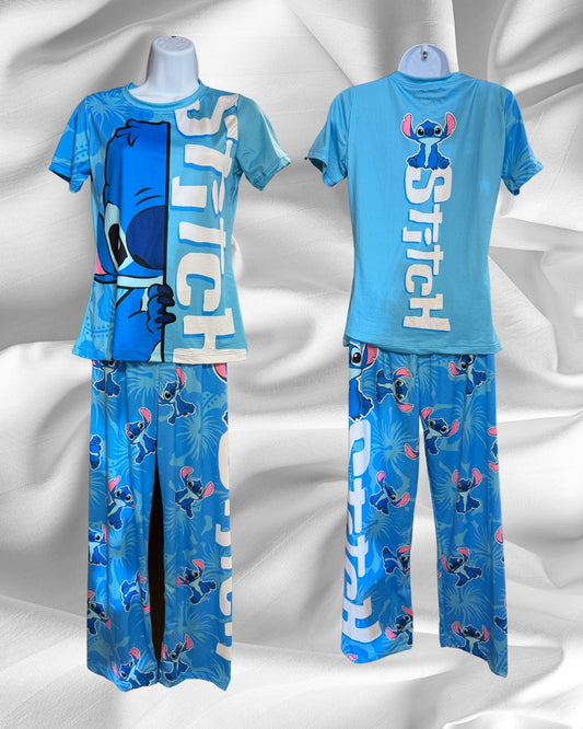 Pantalon Manga Corta – Stich Azul